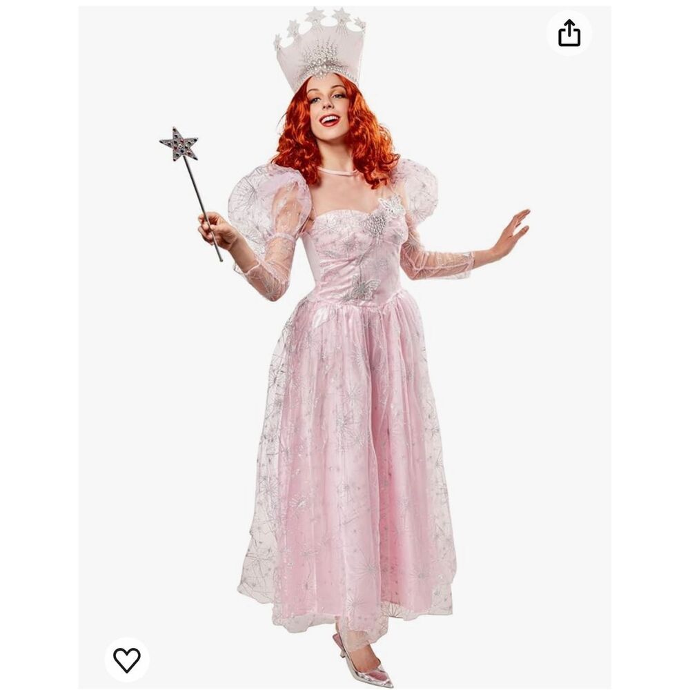 Rubie's womens Wizard of Oz Glinda Costume Dress and Tiara